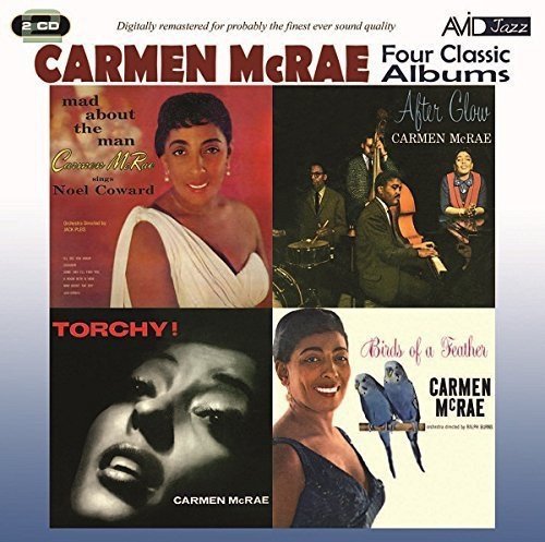 CD cover featuring portraits of Carmen McRae and jazz musicians.