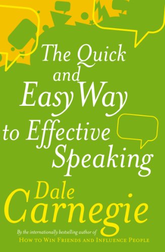Book cover: "The Quick and Easy Way to Effective Speaking" by Dale Carnegie.
