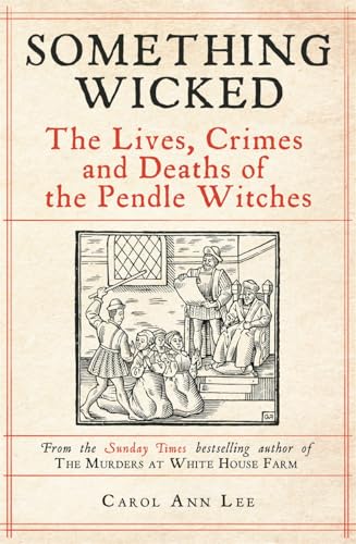 Book cover depicting historical scene of accused witches and officials.