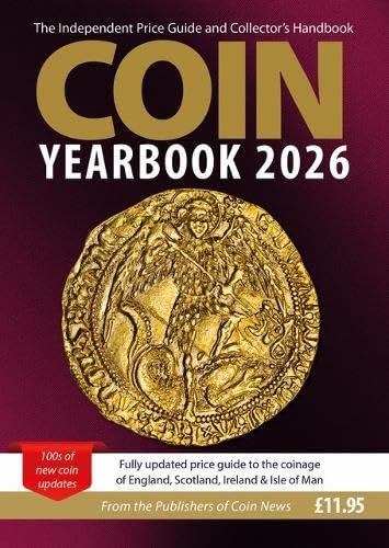 Cover of Coin Yearbook 2026 featuring a gold coin image on a dark background.