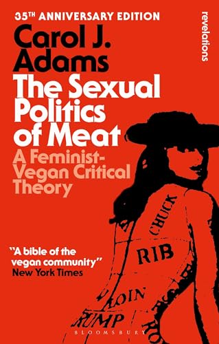 Red book cover with silhouette of a woman labeled with meat cuts.
