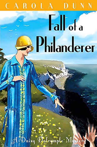 Book cover: 1920s woman in blue coat by a coastal landscape.
