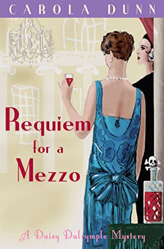 Book cover: “Requiem for a Mezzo” featuring a woman in a blue dress.