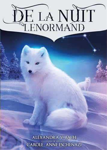 De La Nuit Lenormand" card deck cover featuring a white arctic fox.