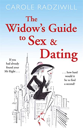 Book cover with illustrated woman in black dress and city skyline.
