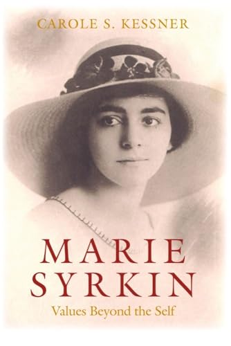 Black and white portrait of Marie Syrkin in a wide-brimmed hat.