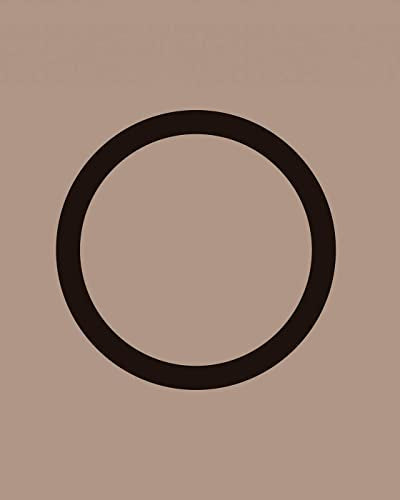 Brown cover with a central black circle, book titled "If This Were a Principle of Infinity".