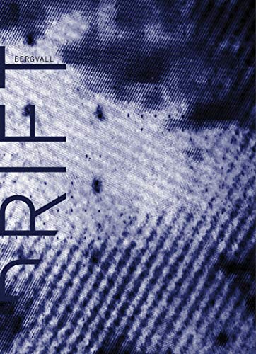 Book cover with abstract blue and white textured background, large white text.