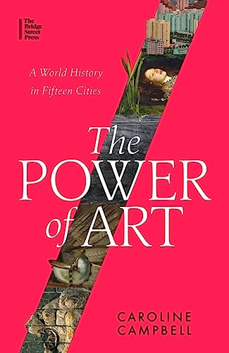 Book cover with art imagery and bold white text: “The Power of Art.”