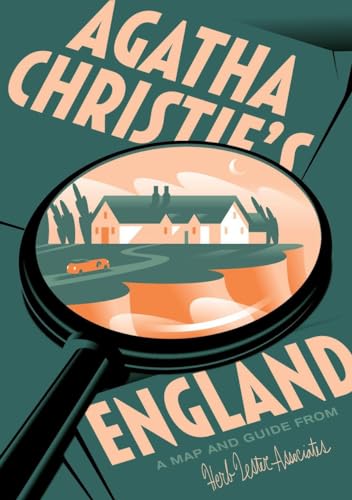 Image of a book cover featuring Agatha Christie in a classic English setting.