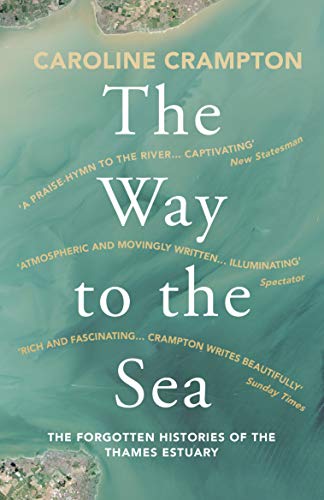 Book cover with teal water, white title: “The Way to the Sea.”