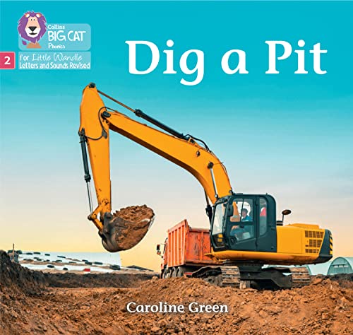 Book cover: yellow excavator digging in earth, blue sky background.