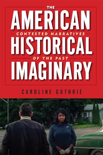 Book cover with red title and image of two people facing a street.