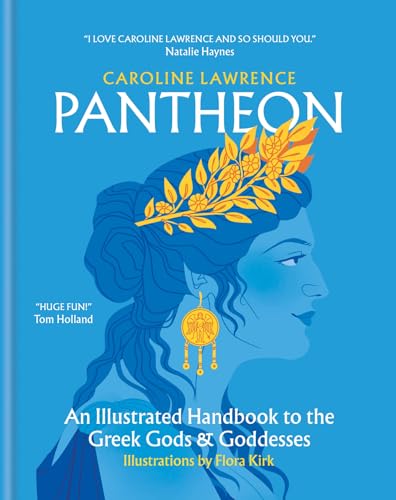 Book cover: “Pantheon,” illustrated with a woman wearing a laurel wreath.