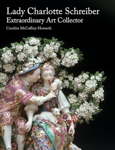 Book cover featuring ornate porcelain figures with flowers, titled “Lady Charlotte Schreiber.”