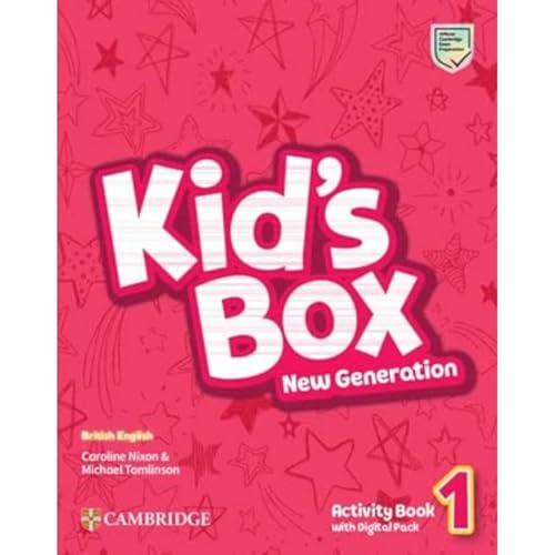 Kid's Box Level 1 Activity Book cover with stars and bold text.