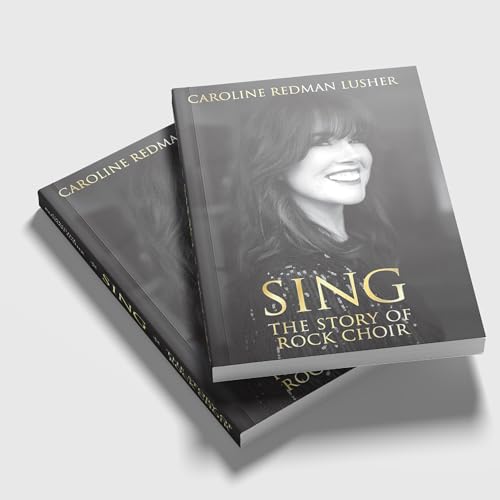 Book cover with a portrait of a smiling woman and title "SING".