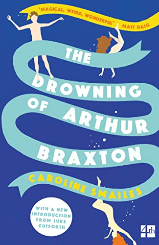 Book cover: "The Drowning of Arthur Braxton" with a figure falling through waves.