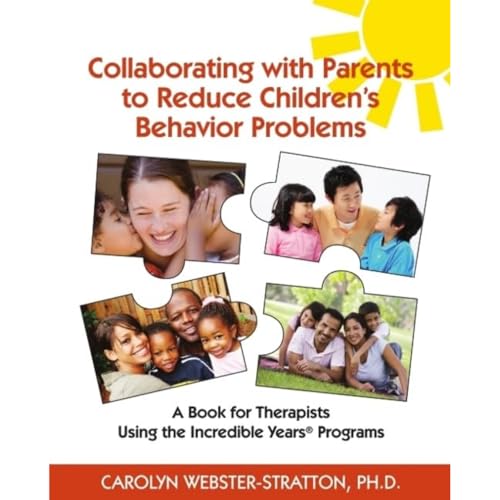 Book cover with images of parents and children interacting happily.
