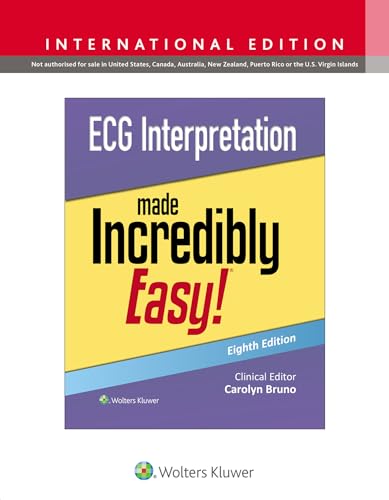 Book cover: "ECG Interpretation Made Incredibly Easy!", eighth edition.