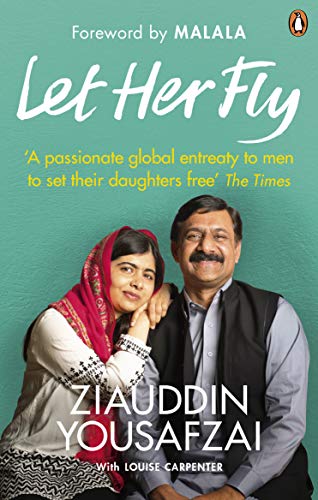 Book cover featuring Malala Yousafzai with her father, Ziauddin Yousafzai.