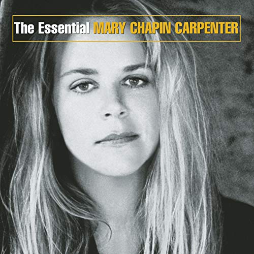 Black and white portrait of Mary Chapin Carpenter on album cover.