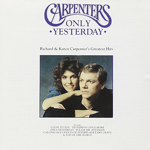 Carpenters’ “Only Yesterday” CD cover featuring Richard and Karen Carpenter.