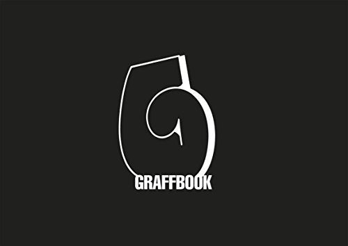 A white stylized letter G logo above the word GRAFFBOOK on a black background.