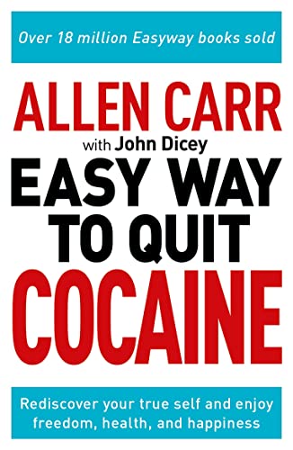 Book cover: "Allen Carr: The Easy Way to Quit Cocaine.