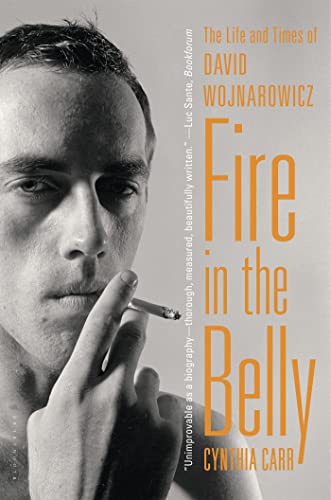 Book cover featuring a portrait of David Wojnarowicz smoking a cigarette.