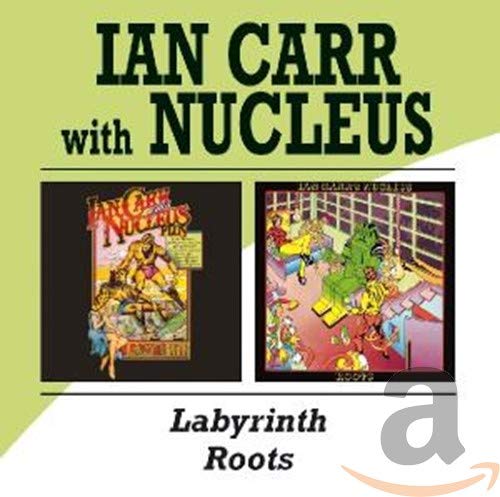 CD covers for Ian Carr & Nucleus’s “Labyrinth / Roots” album.