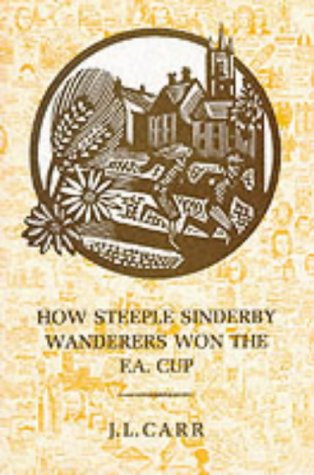 Book cover with a circular illustration of a village scene above the title text.