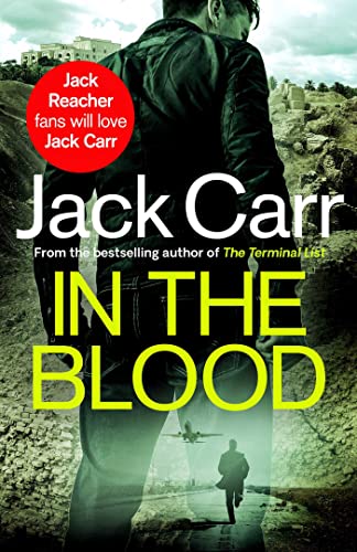 Book cover: man in jacket, desert landscape, and airplane in background.