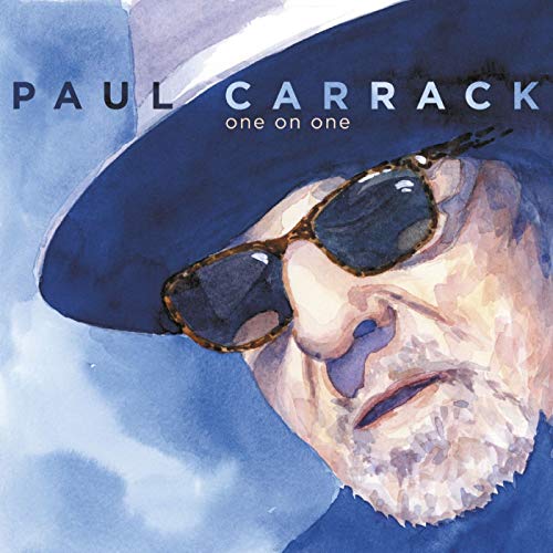 Watercolor portrait of Paul Carrack wearing a hat and sunglasses.