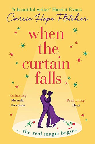 Book cover: couple dancing under a spotlight, yellow background, title text.
