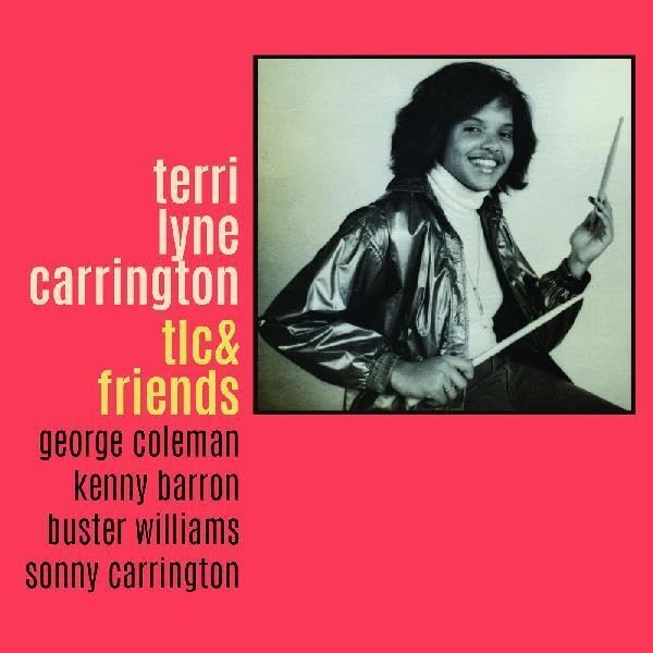 Album cover featuring Terri Lyne Carrington smiling, with text and artist names.