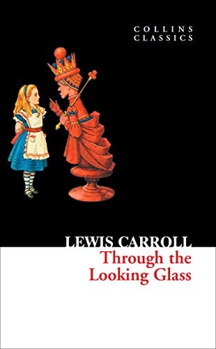Cover of "Through the Looking Glass" depicting Alice and the Red King.