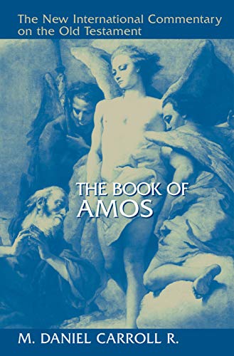 Book cover: “The Book of Amos” with Renaissance-style angel painting.