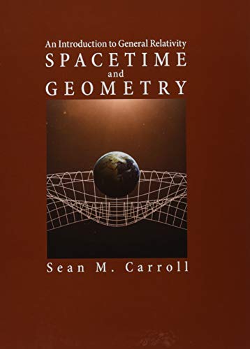 Book cover: "Spacetime and Geometry" with Earth distorted by gravity.