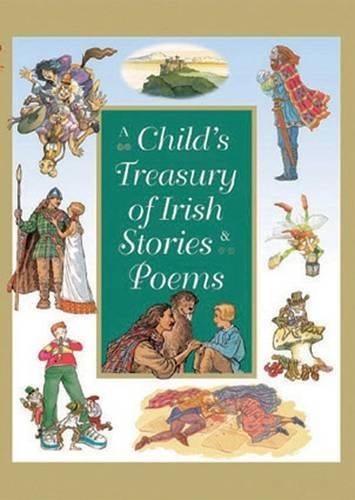 Book cover with illustrations of Irish folklore and characters.