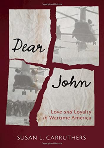 Book cover: "Dear John" with wartime imagery and text about love and loyalty.