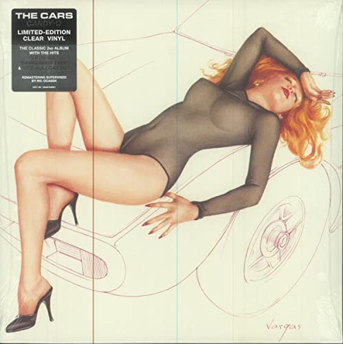 Album cover featuring a woman in a black bodysuit reclining on a car outline.