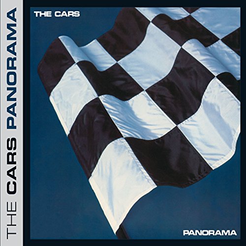 Album cover for The Cars’ “Panorama” featuring a checkered flag.