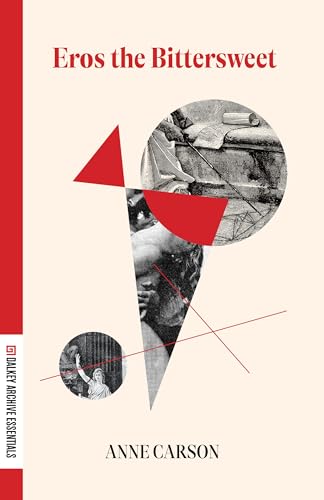 Book cover for Eros the Bittersweet featuring classical art fragments and red geometric shapes.