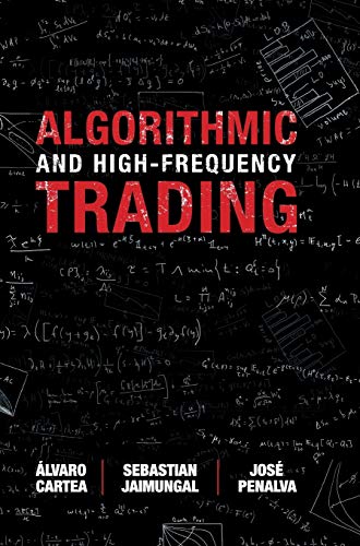 Book cover with red text on a black background featuring white mathematical formulas.