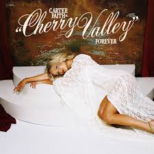 CD cover for Carter Faith’s “Cherry Valley Forever” featuring a woman reclining.