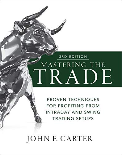 Book cover featuring a silver bull statue and the title Mastering the Trade.