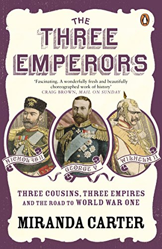 Book cover featuring portraits of three emperors: Nicholas II, George V, and Wilhelm II.