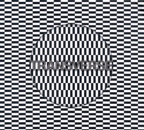 CD cover with black and white checkered pattern and central void.