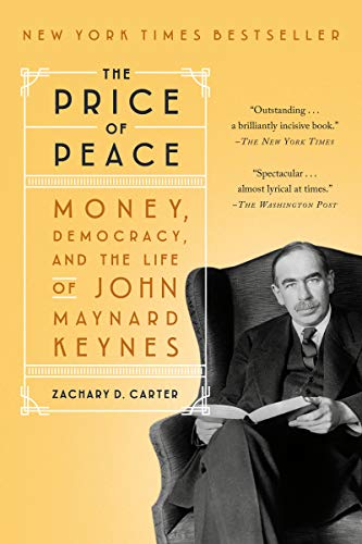 Book cover with yellow background, title text, and a black-and-white photo of John Maynard Keynes.